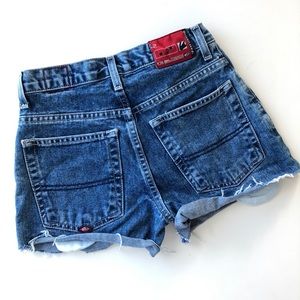 Vintage Quicksilver high waist denim cutoff shorts